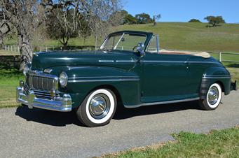 1947 mercury super deluxe convertible sold